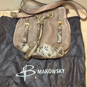 B. MAKOWSKY leather bag